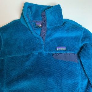 Patagonia fleece pullover quarter button up